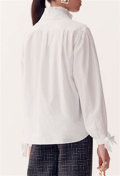 blusinha chanel|Chanel cotton blouses.